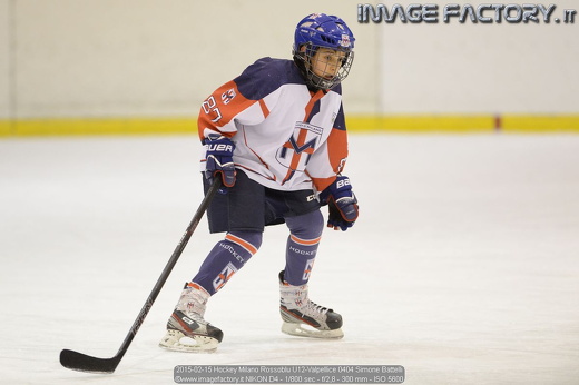 2015-02-15 Hockey Milano Rossoblu U12-Valpellice 0404 Simone Battelli